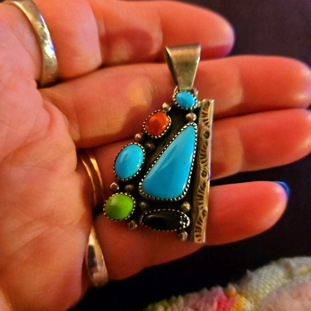 Vintage Navajo pendant